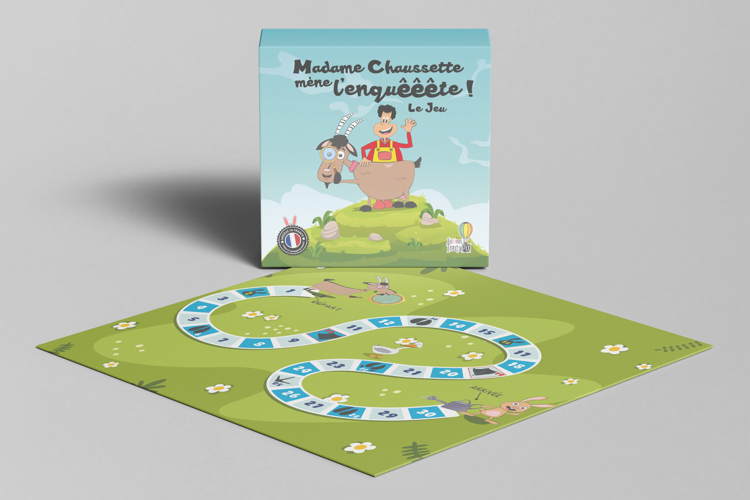Madame Chaussette mène l'enquêêête le jeu